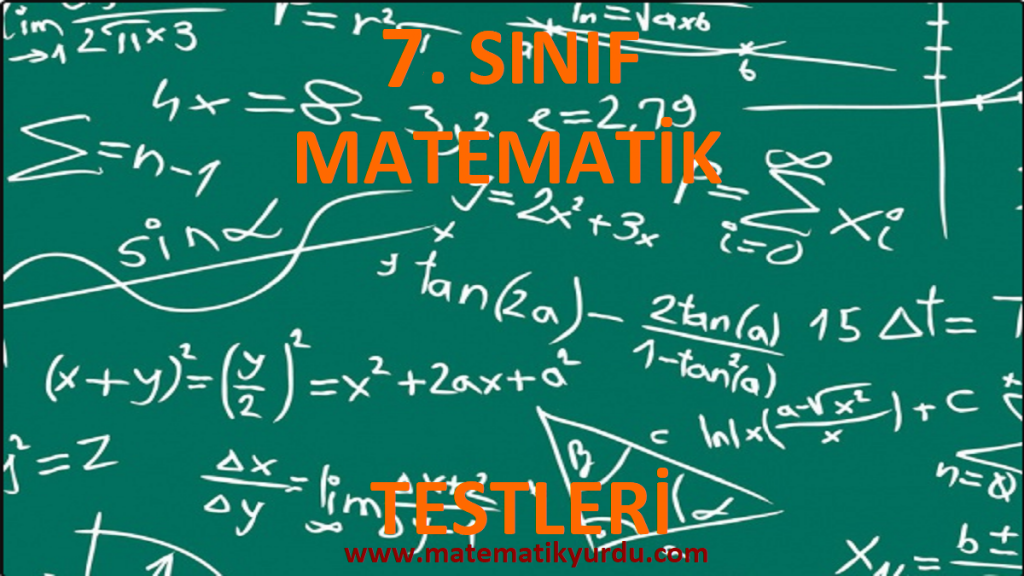 7 Sınıf Matematik Testleri