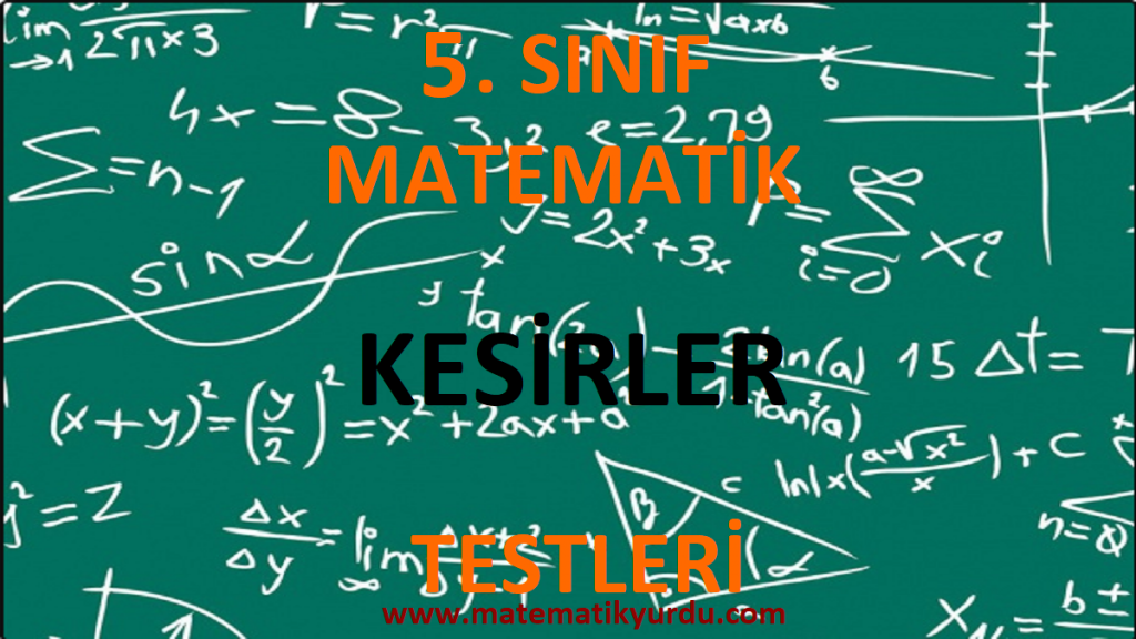 5. Sınıf Kesirler Testi
