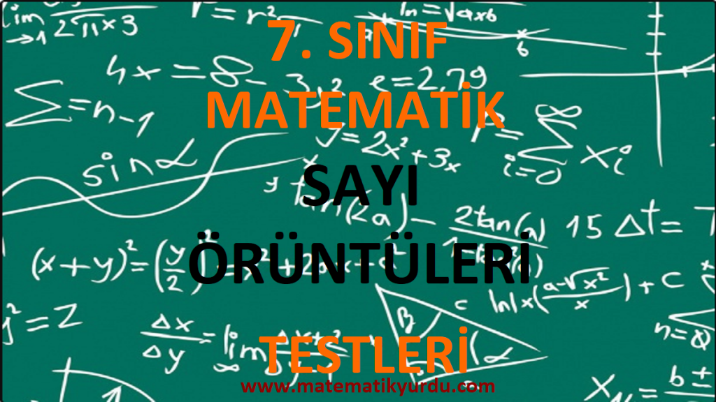 7. Sınıf Sayı Örüntüleri Testi