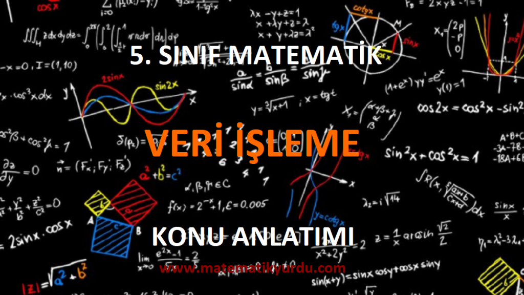 5. Sınıf Veri İşleme Konu Anlatımı
