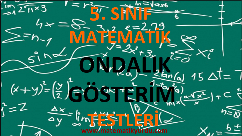 5. Sınıf Ondalık Gösterim Testi