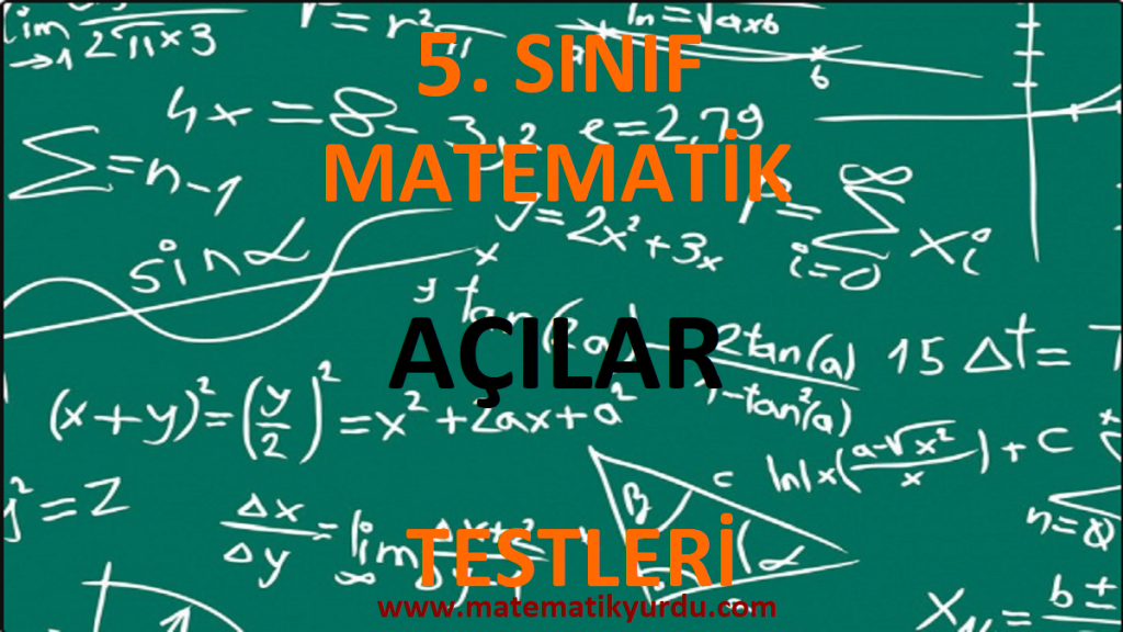 5. Sınıf Açılar Testi