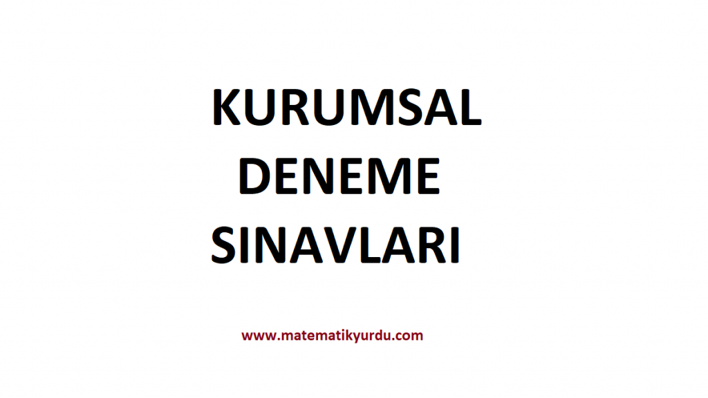 Kurumsal Deneme Sınavları