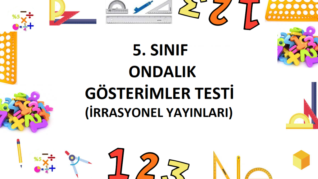 5. Sınıf Ondalık Gösterimler Testi